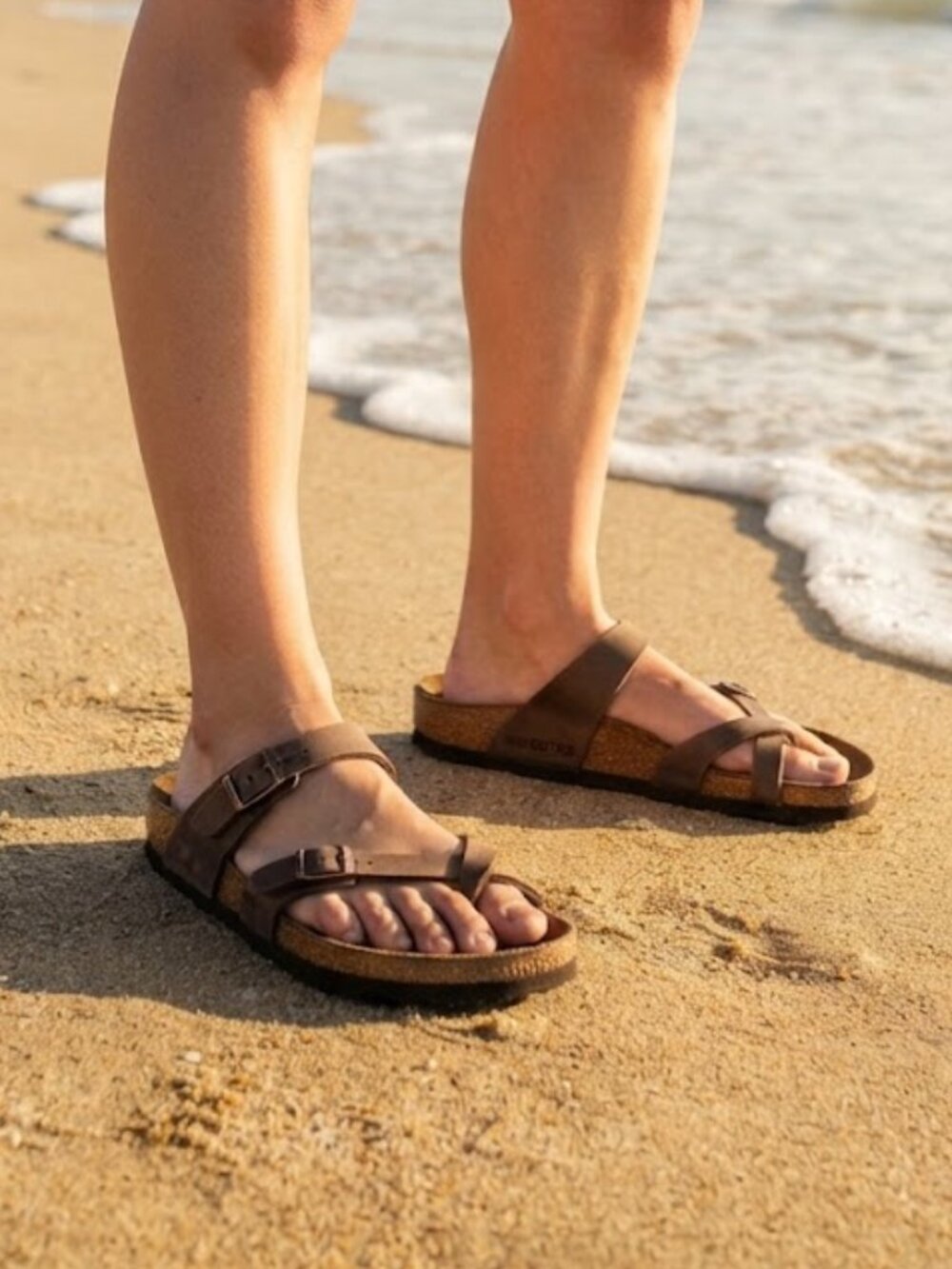 Birkenstock Mayari Brown Oiled Leather Thong Sandals Regular Size 37 / US 6-6.5
